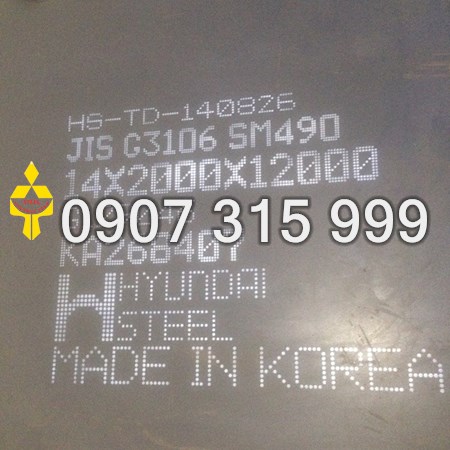 THÉP TẤM SM490 JIS G3106